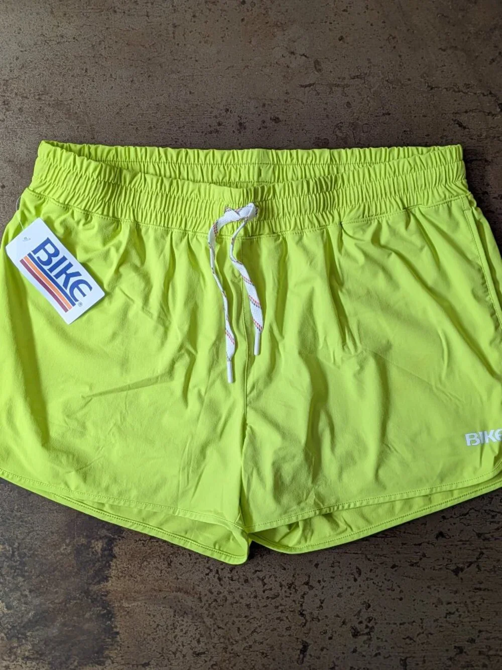 Bike Athletics Men's Track Short - Acid Lime - Large (34-36) NEW WITH TAGS